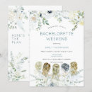 Search for floral bachelorette party invitations Botanical