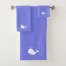 Search for blue fish bath towels Whale