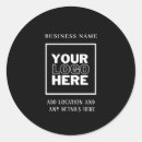 Search for black and white logo stickers Company