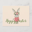 Search for girl bunny postcards Whimsical