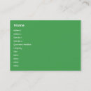 Search for brazil business cards Green