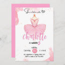 Recherche de tutu anniversaire invitations Mignon