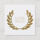 Recherche de laurier cartes visite Feuille