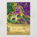 Search for prom birthday invitations Masquerade