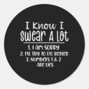 Search for offensive saying stickers October mood