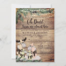 Recherche de winter couples shower invitations Rustique