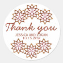 Search for red foil stickers Flowers