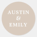 Search for hand lettered wedding stickers Simple
