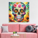 Search for day of the dead canvas prints Dia