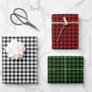 Search for red black green wrapping paper Lumberjack