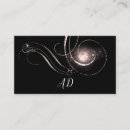 Recherche de monogram standard cartes visite Rose