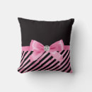 Search for black stripe bow pillows Stripes