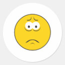 Search for frowning face stickers Yellow