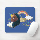 Recherche de licorne magique tapis souris Nuages