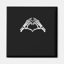 Search for hand sign magnets Goth valentine