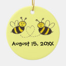 Search for honey bee ornaments Anniversary