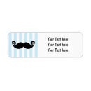 Search for mustache return address labels Moustache