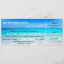 Search for caribbean wedding invitations Boarding pass