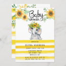 Recherche de sunflower baby girl shower invitations Éléphant