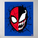 Recherche de spider man posters Visage d'araignée