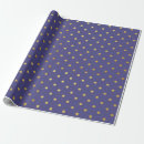 Search for purple polka dot wrapping paper Gold