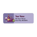 Search for wine glass return address labels Celebrate