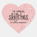 Search for pink business stickers Pretty
