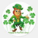 Search for green shamrock stickers Leprechaun