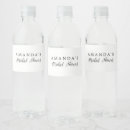 Search for bridal shower bottle labels Watercolor floral