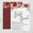 Search for marsala bridal shower invitations Calligraphy