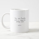 Search for standard size mugs Typography