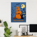 Recherche de black cat halloween posters Pumpkin
