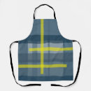 Search for blue plaid pattern aprons Chequered