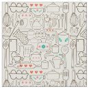 Search for retro kitchen fabric Pattern