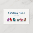 Recherche de birds business cards Unique