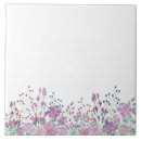Recherche de fleur violette carreaux Cuisine