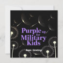 Search for dandelions square invitations Purple