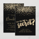 Search for glitter confetti invitations Black