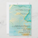 Search for turquoise gold wedding invitations Trendy
