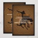 Search for western retirement invitations Rustic