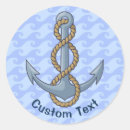 Search for anchor and rope stickers Blue