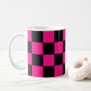 Search for black square mugs Chequered
