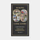 Recherche de anniversaire 80 ans serviettes Noir or