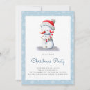 Search for whimsical snowman christmas invitations Snowflakes