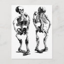 Search for dancing skeletons postcards Bones