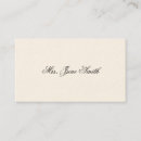 Recherche de calligraphie vintage cartes visite Victorien
