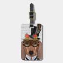 Search for dachshund luggage tags Contemporary