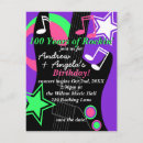 Recherche de guitare anniversaire invitations Vert