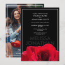 Search for black white red wedding invitations Modern