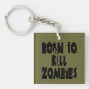 Search for zombie humour keychains Undead